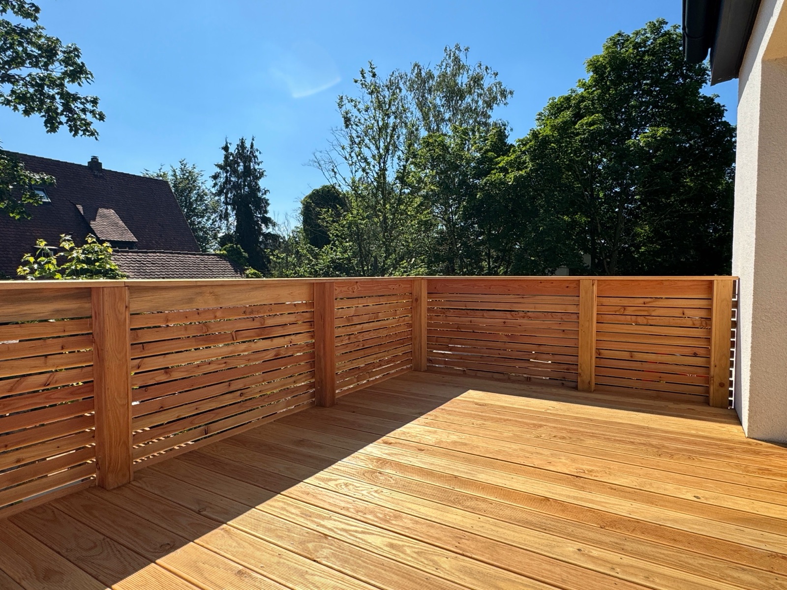 Aussicht vom Balkon